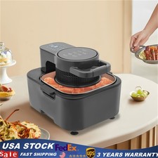 1350W Digital Countertop Air Fryer Pot 9L Air Fryer with Temp and Timer Control