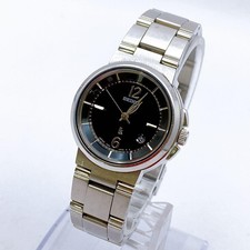 Seiko LUKIA Quartz Ladies Watch, Black Dial Dress Wristwatch