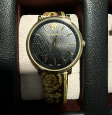 Versace Womens Quartz Swiss Made Watch Black ...