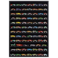 DisplayGifts Open Front Hot 1:64 Scale Toy Cars Wheels Matchbox Display Case ...