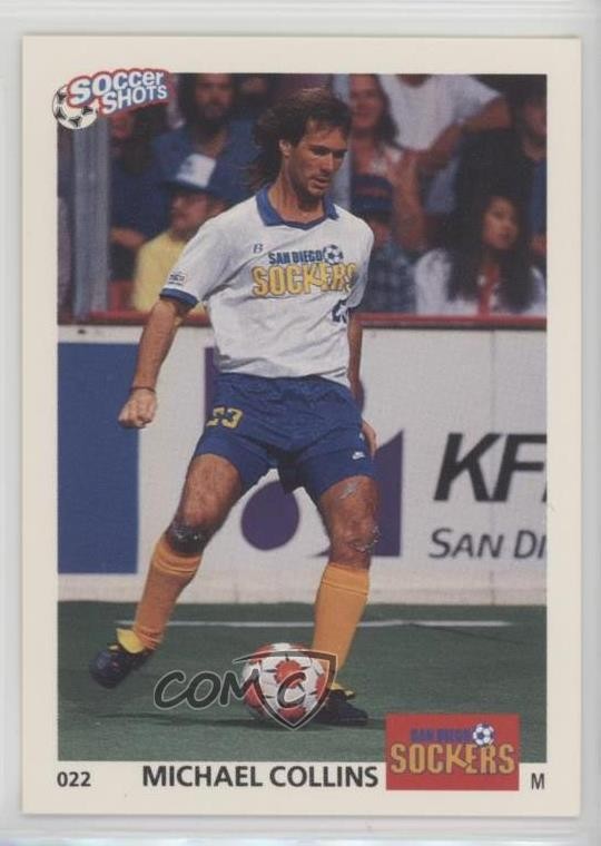 1991 Soccer Shots MSL Michael Collins #022 0c4