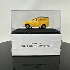Corgi Roadshow Special Yellow & Blue Morris Minor Van VA01125 1:43 Boxed