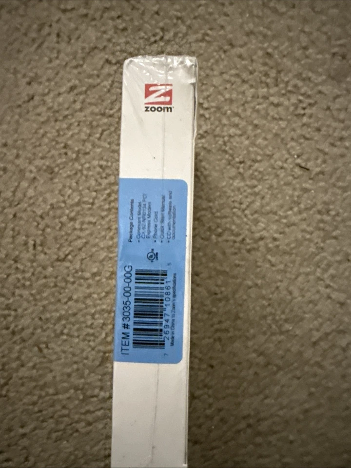 Zoom PCI Express V.92/V.90 56K Fax Modem Card, 3035-00-00G, Windows 7 Vista 2000 - Image 3 of 4