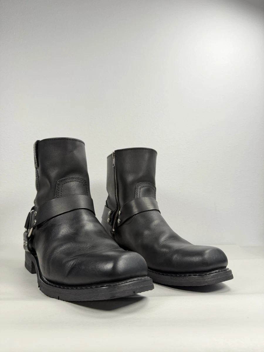 Zip Leather Upper Boots for Men for Sale - eBay