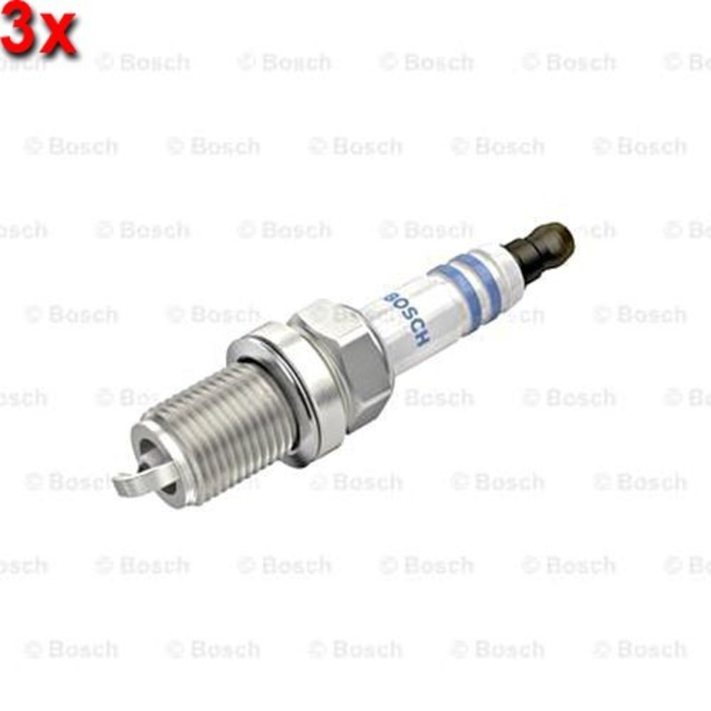 BOSCH 3x Spark Plug For AUDI BENTLEY CHRYSLER DAIHATSU EUNOS MG 85-16 0242236544