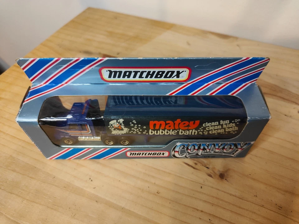 Vintage Matchbox Convoy CY-16 Scania Box Truck MATEY BUBBLE BATH VINTAGE - Image 3 of 4