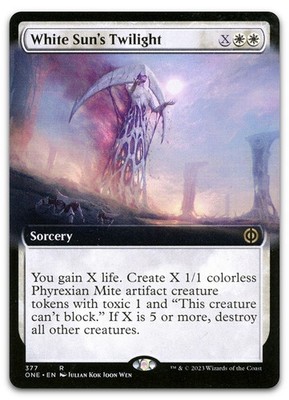 White Sun's Twilight (Extended Art) #377 NM Phyrexia All Will Be One Magic MTG