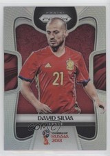 2018 Panini Prizm World Cup Silver Prizm David Silva #201 u0u