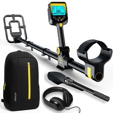 Metal Detector for Adults Waterproof - 2000mAh Chargeable Professional Cordle...