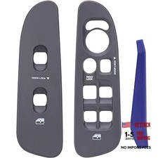 Driver  Passenger Door Window Control Switch Panel Bezel Compatible with