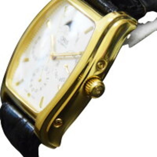 Oris 7488 Day Date Moon Phase Automatic 33mm Rect… - image 5