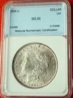 1904 O Morgan Silver Dollar Coin UNC MS Beautiful Stunning Strike