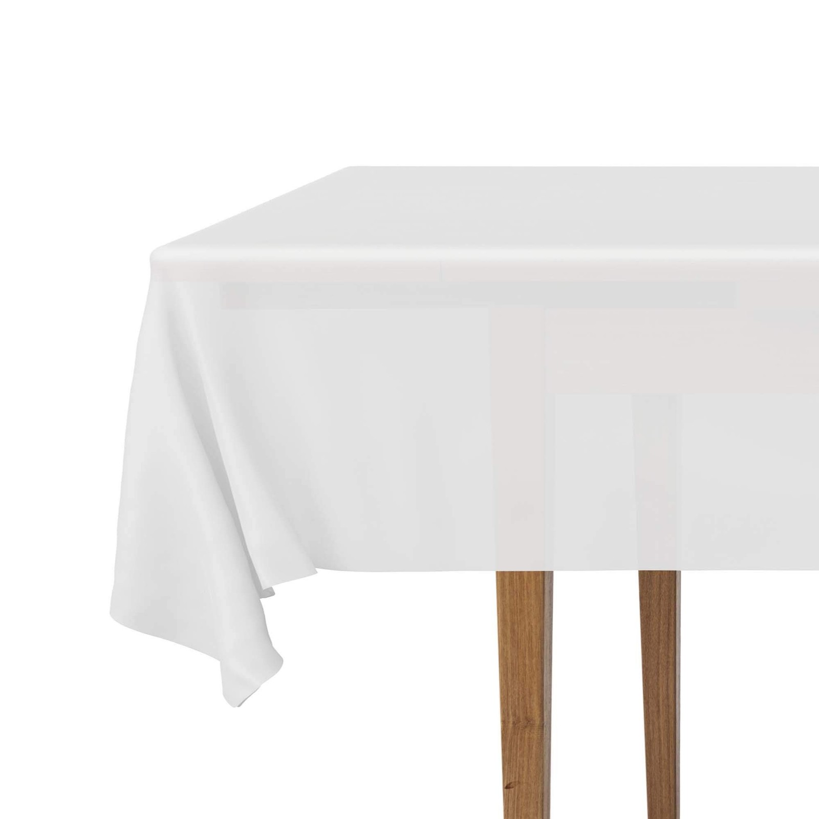 DecorRack 2 Rectangular Tablecloths BPA-Free Plastic, 54 x 108 inch, Dining T...