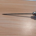 Vintage Red Handle Awl Ice Pick 8.5” Long Wood Handle W/ Metal Cap — photo 4
