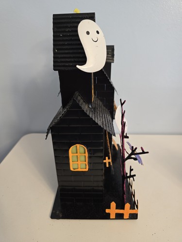 Halloween Metall Spukhaus Kürbisse Geist Eule 11 Zoll nicht getestet - Bild 7 von 11