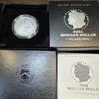 2021 Morgan Silver Dollar Philadelphia Mint 21XE Ungraded w/ COA