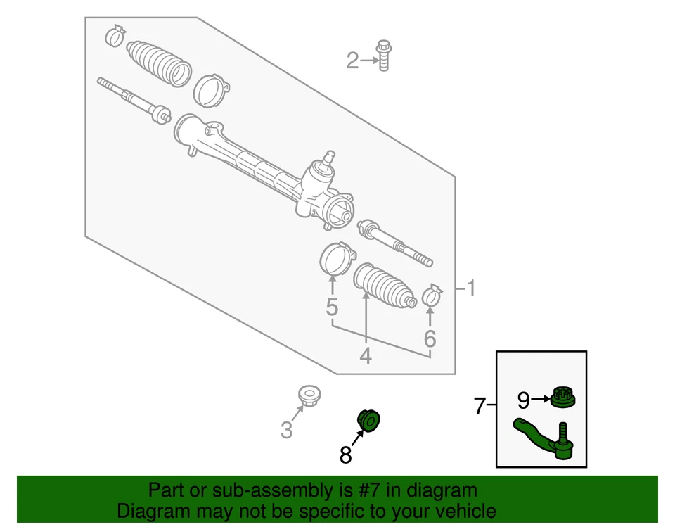 Barra de amarre exterior enchufable original Toyota Prius 2010-2015 45047-49165 Foto 2 de 2