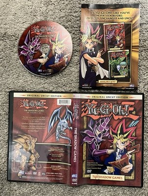 Yu-Gi-Oh: Uncut Vol. 1: The Shadow Games (DVD 2004 Uncut) Complete Next Day Ship