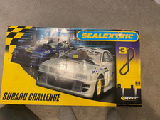 Scalextric Subaru Challenge 3 + 4 Set Advanced Track  system Boxed Sport series