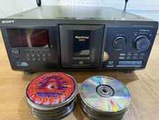 WORKING Sony CDP-CX355 MegaStorage 300-Disc CD Changer Player No Remote 60 CDs