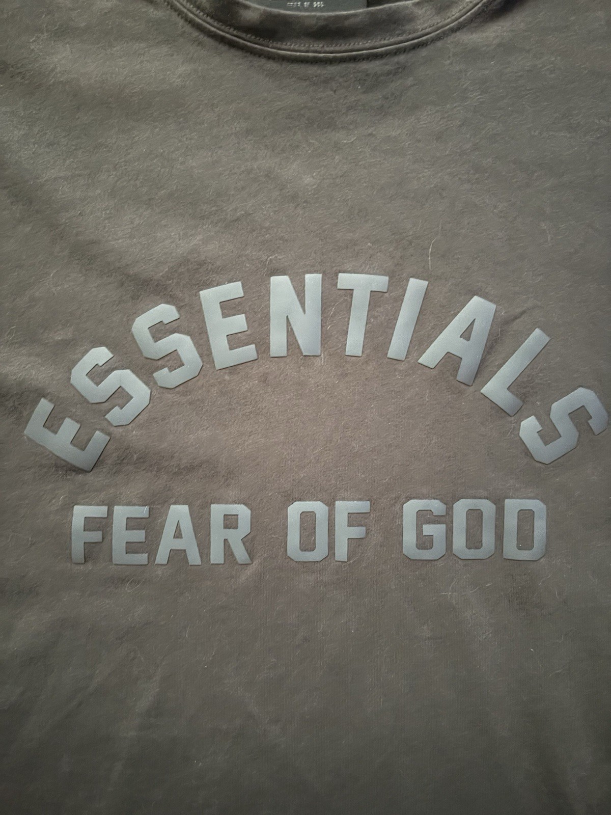 Fear of God Essentials black jersey logo t-shirt men's M short sleeve crew neck thumbnail 3