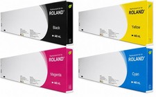 JUEGO COMPLETO COMPATIBLE ECO SOLVENT 440ML CARTUCHOS DE TINTA PARA ROLAND ECO SOL MAX ESL3