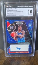 2023-24 Panini Prizm - Rookie Signatures Keyontae Johnson  Blue Wave Prizm (RC)