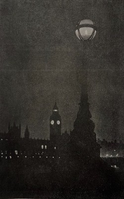 Nachtstudie der Houses of Parliament 1910 von Montague Wickham 1880-1963