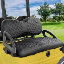 Golf Cart Seat Covers For Yamaha Drive G29 Drive 2 Marine Leather Black 1PC