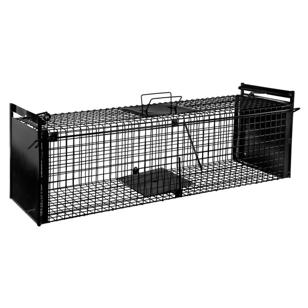 Tierfalle Lebendfalle Falle FüR Fuchs Katze WaschbäR Marder U.A. 100X28X28 Cm-image