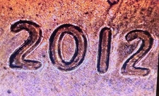Amazing 2012 P Shield Cent Doubled Date Variety Wexler WDDO-004