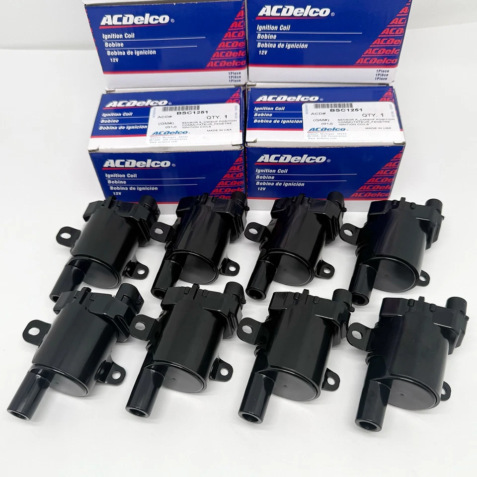 NEW 8 Pack Acdelco BSC1251 D585 UF262 Ignition Coils for 1999-2007 Chevrolet GM - Image 2 of 4