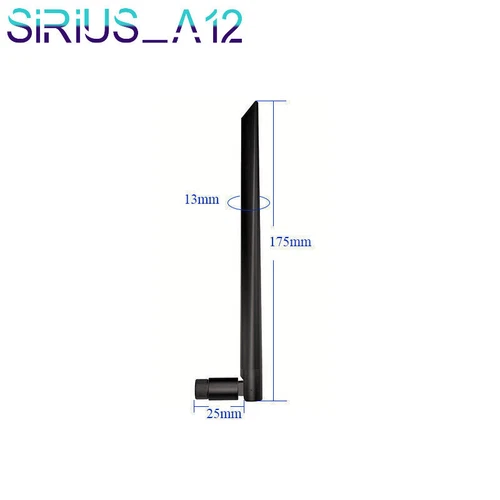 2pc/lot TX2400-JKD-20 3.0dBi Flexible 2.4GHz RF Wifi Omni-directional Antenna