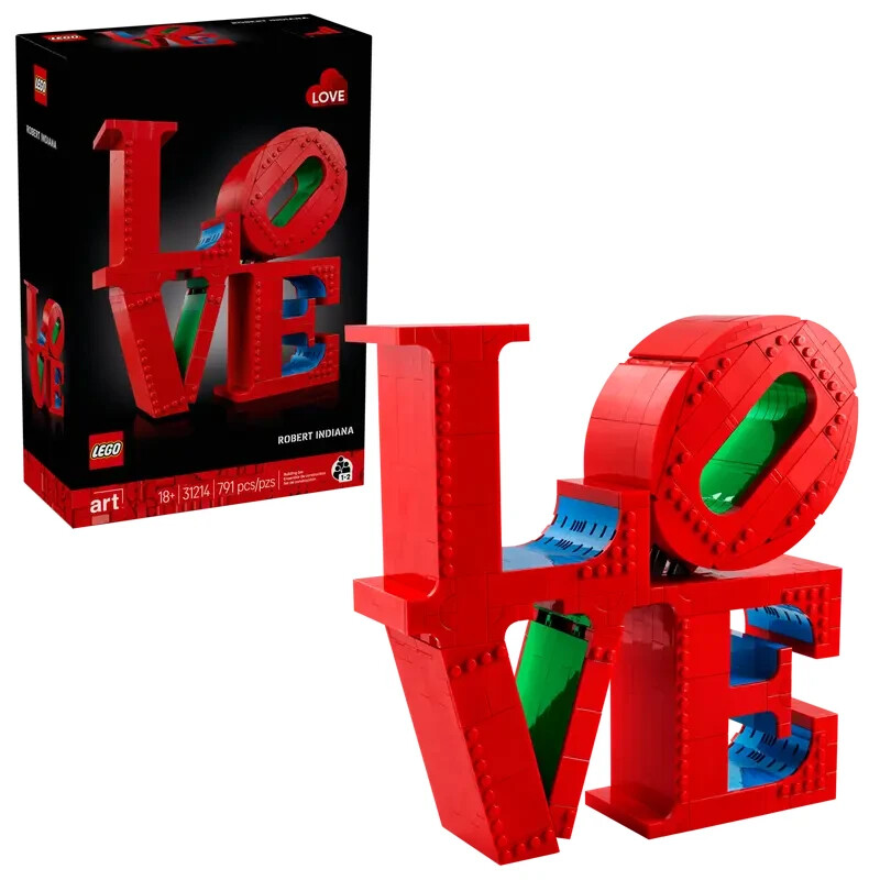 LEGO Art 31214 LOVE Scultura Pop Art Robert Indiana - Arredo Casa