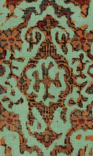 Alfombra Persa Vintage Tejida A Mano 150 X 109 Cm - Oriental, Alfombra, Verde - Imagen 8 de 10