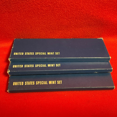 LOT OF 3x 1966 US Special Mint Set - 5-Coin SMS UNC w/ OGP - Picture 8 of 9
