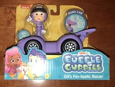 Nick Jr. Bubble Guppies Gil’s Fin-tastic Racer Push Car Toy New