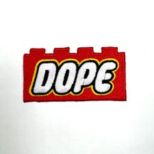 Funny DOPE Patch Joke Cartoon Artwork Emblem for DIY Iron on Clothes Backpack