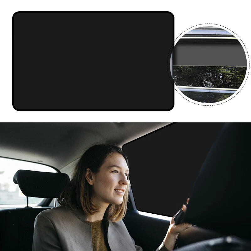 Magnetic Car Side Rear Window Sun Shade Cover Sun Visor UV Protector Accessory, - Image 2 of 4