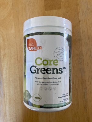 Zahler Core Greens Powder Nutrition Supplements Superfood Green Juice Mix 