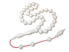 Prayer Beads made from Solid Corian Worktop,  Tesbih Muslim Tasbih Subha 773