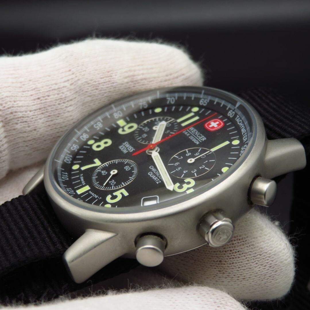 WENGER Chronograph Men's Watch Date Luminous Hands 536.0765 | eBay