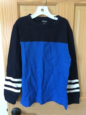 NWT Gymboree Boys Blue Long Sleeve Shirt Top Outlet 4T,7/8