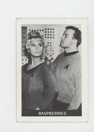 Raspberries #72 1967 Leaf Star Trek card