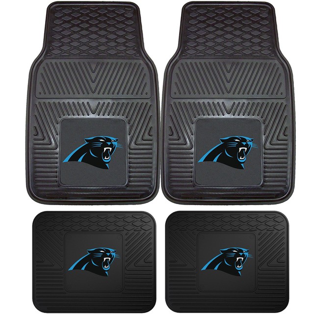 NEW 4pcs NFL Carolina Panthers Car Truck Front Back 3D Rubber Floor Mats Set eBay