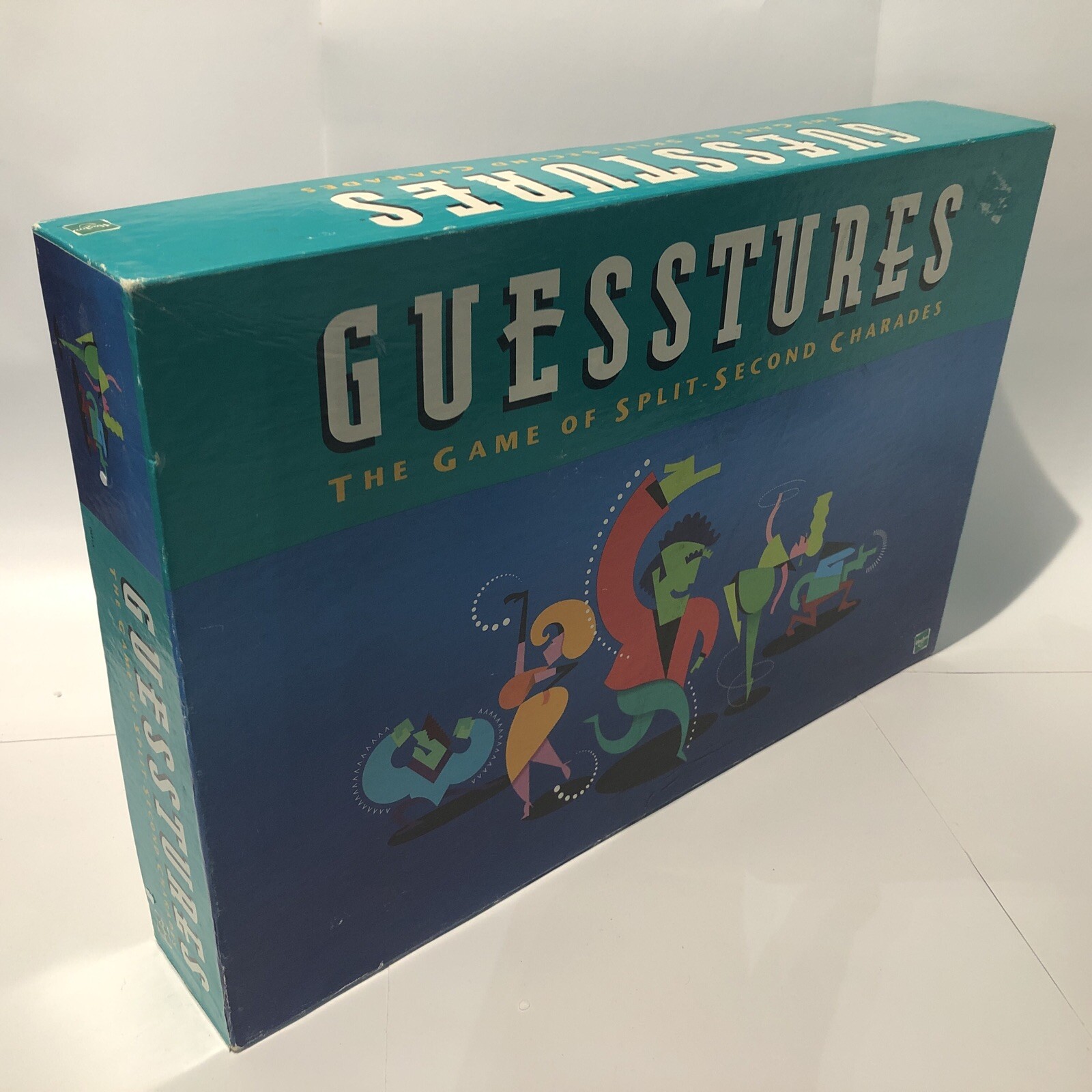 Milton Bradley Guesstures Game of SplitSecond Charades 1999 Vintage