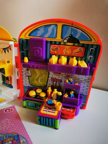 HAMBURGUESERIA PIN Y PON FAMOSA 1 FIGURA COCHE TIENDA ACCESORIOS BURGUER - Imagen 3 de 4