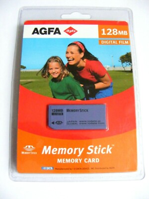 128MB Memory Stick Standard ( 128 MB MS alte Bauweise ) I-O Data Neu