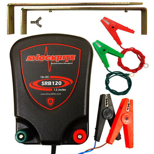 Electric Fence Energiser ShockRite SRB120 1.2J 12v Battery Powered