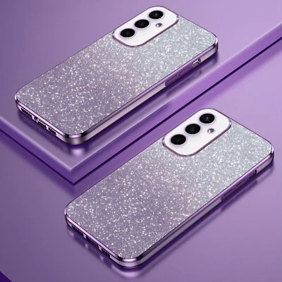 Glitzer Bling Hülle Für Samsung Galaxy A55 A35 A17 A05 Handy Case Schutz Cover - Bild 1 von 4